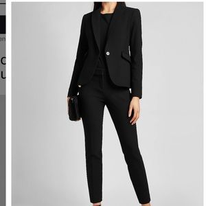 Express black suit blazer